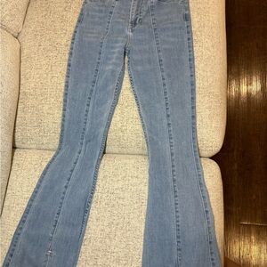 Hollister Light Blue Wide Leg Jeans